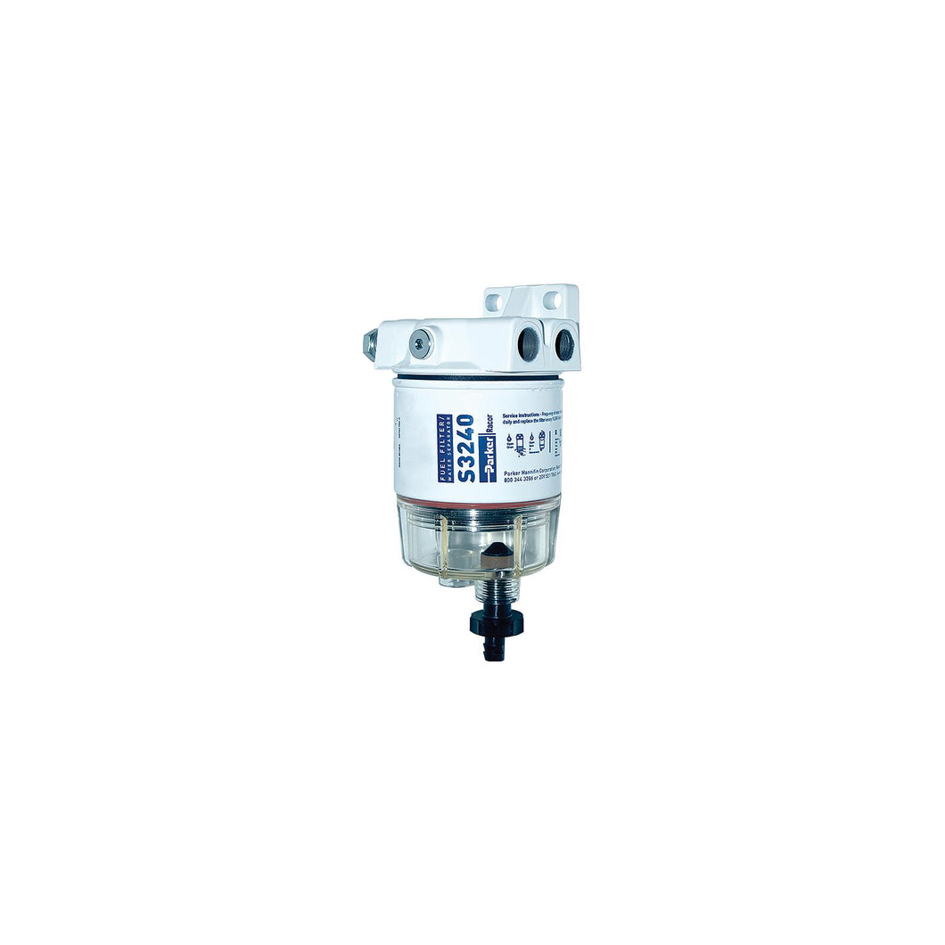 Racor 10 Micron Gas Spin-On Fuel/Water Seperator With Clear Bowl for Outboards -Modern Boat Sales & Service