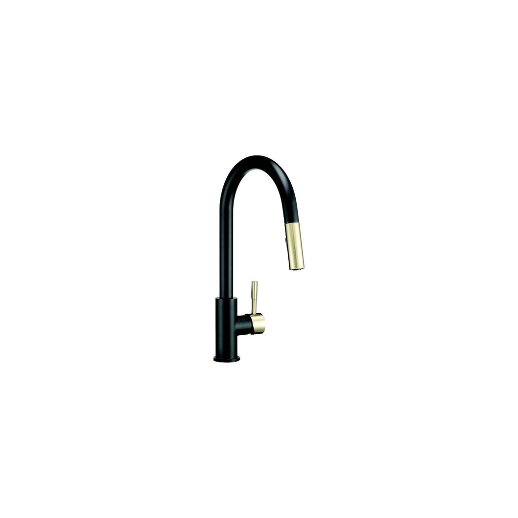 Dura Faucet DFMK530SLKMBMG Streamline Single Handle Pull-Down Kitchen Faucet -Modern Boat Sales & Service