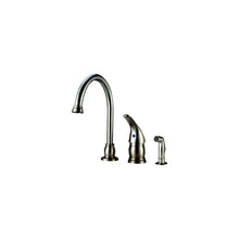 Dura Faucet DFNMK301SN Goose Neck Pedestal Kitchen Faucet, Satin Nickel Default Title -Modern Boat Sales & Service
