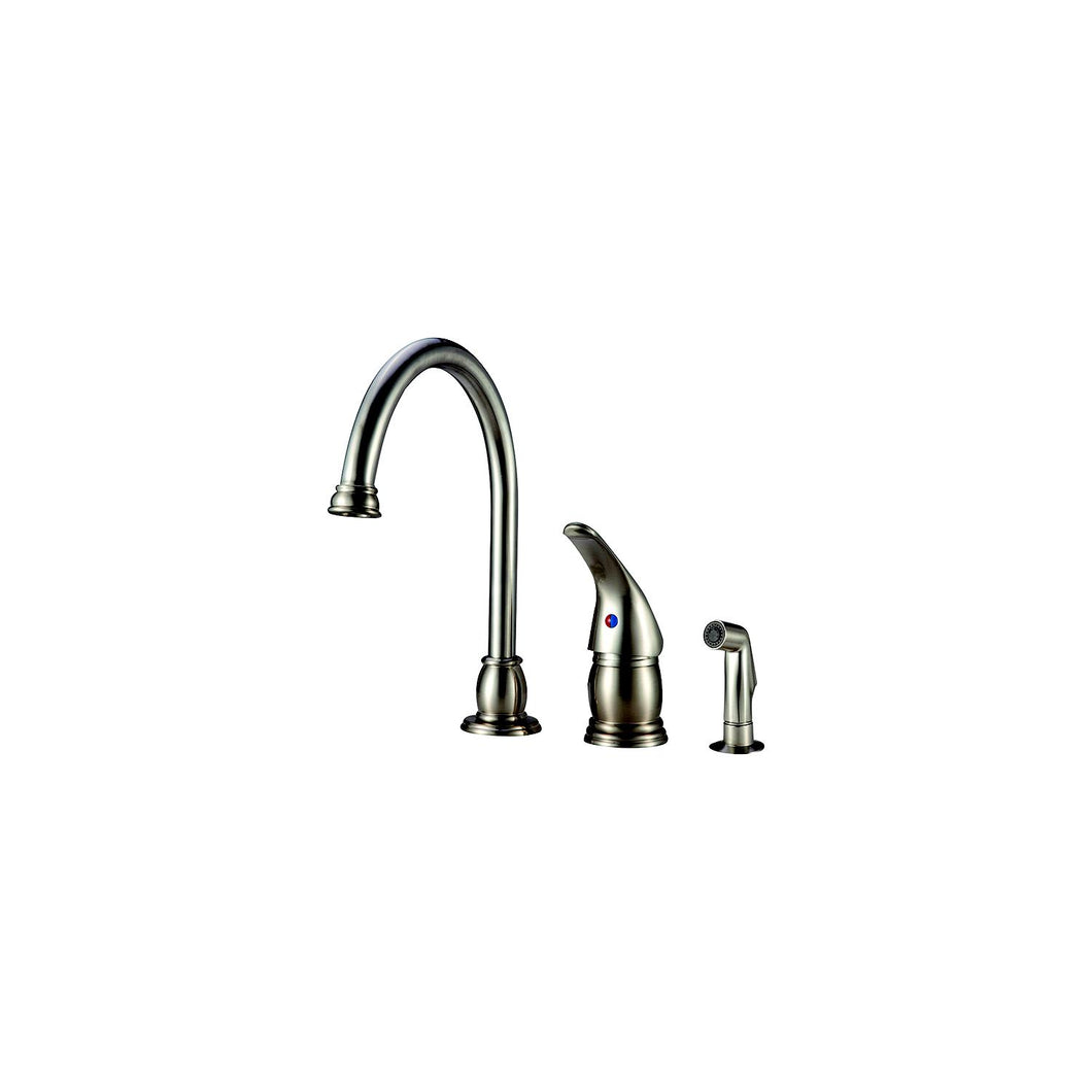 Dura Faucet DFNMK301VB Goose Neck Pedestal Kitchen Faucet, Venetian Bronze Default Title -Modern Boat Sales & Service