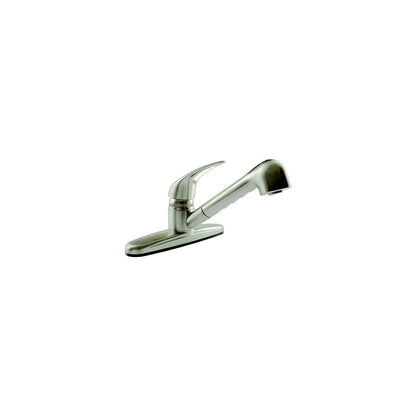 Dura Faucet DFPK100SN Non-Metallic Pull-Out Kitchen Faucet, Satin Nickel Default Title -Modern Boat Sales & Service