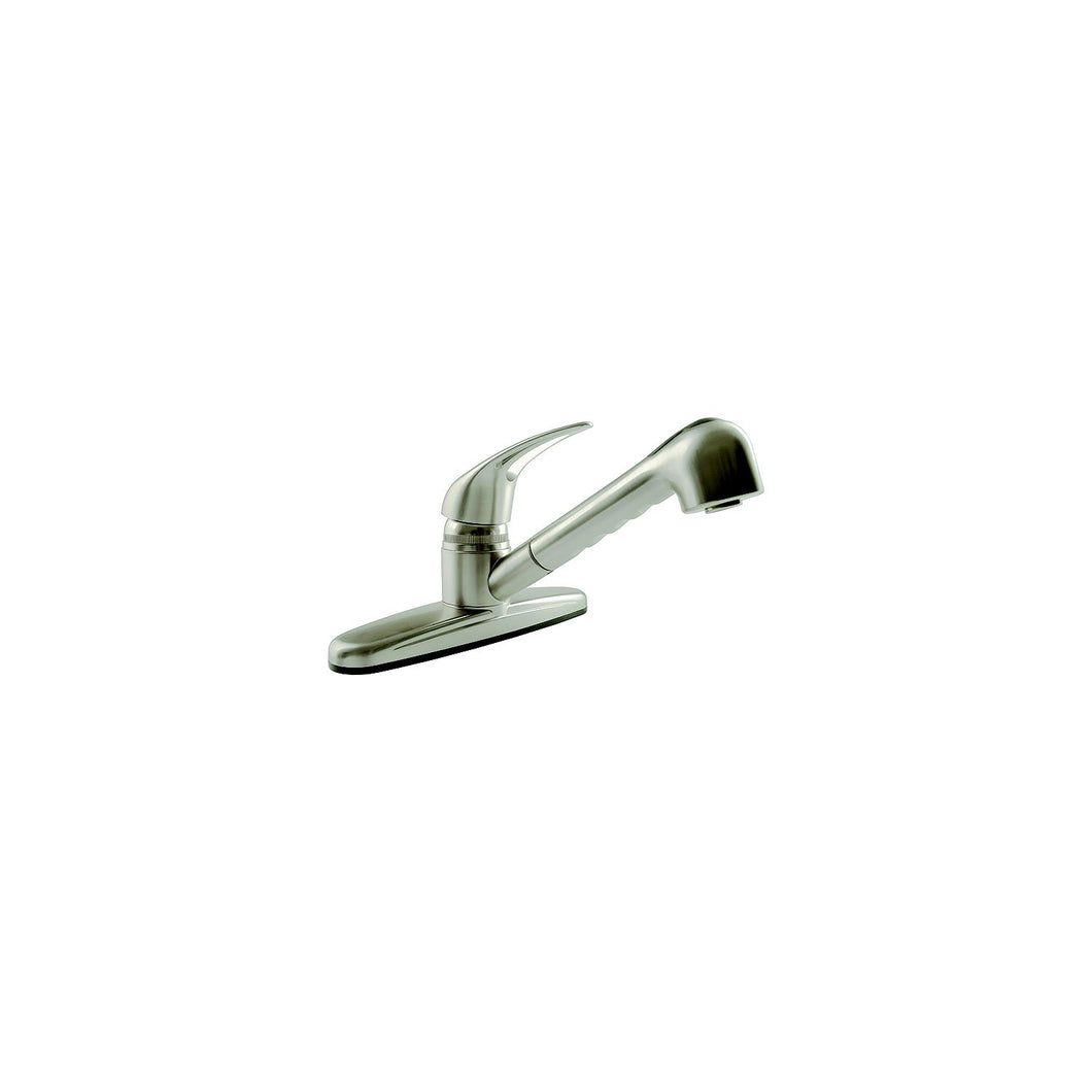 Dura Faucet DFPK100SN Non-Metallic Pull-Out Kitchen Faucet, Satin Nickel Default Title -Modern Boat Sales & Service