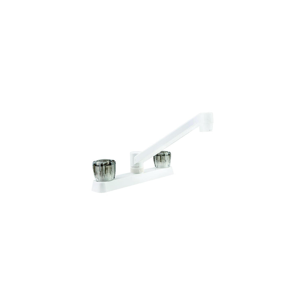 Dura Faucet DFPK600SWT Two-Handle Non-Metallic Kitchen Faucet, White Default Title -Modern Boat Sales & Service