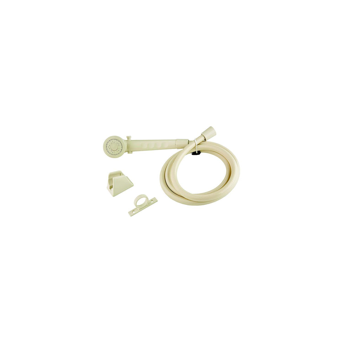 Dura Faucet DFSA130BQ Economy Single Function Shower Wand & Hose Kit, Bisque -Modern Boat Sales & Service