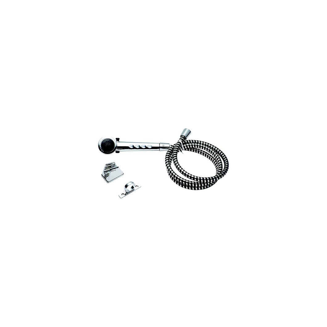 Dura Faucet DFSA130CP Economy Single Function Shower Wand & Hose Kit, Chrome Default Title -Modern Boat Sales & Service