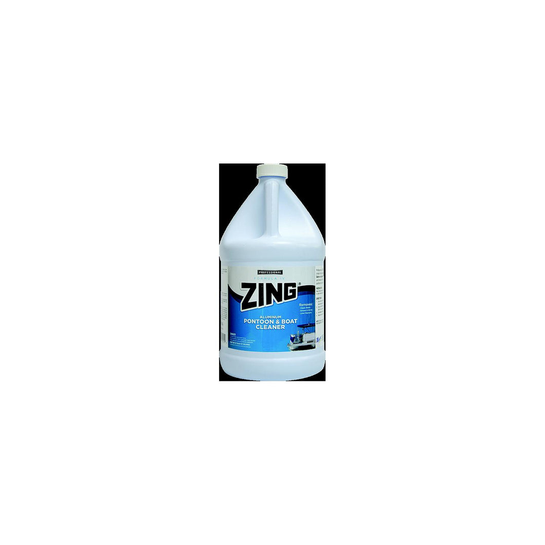 Zing Aluminum Pontoon & Boat Cleaner, Gal., 4/Case Default Title -Modern Boat Sales & Service