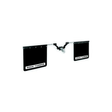 Rock Tamers 00110 Matte Black Adjustable 24" x 24" Rubber Mudflap System & Stainless Steel Trim Plates for 2-1/2" Receiver Default Title -Modern Boat Sales & Service