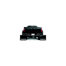 Rock Tamers 00108 Matte Black Adjustable 24" x 24" Rubber Mudflap System & Stainless Steel Trim Plates for 2" Receiver Default Title -Modern Boat Sales & Service