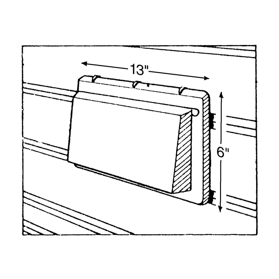 Heng's J11AWHCN Exhaust Cover Assembly, White -Modern Boat Sales & Service