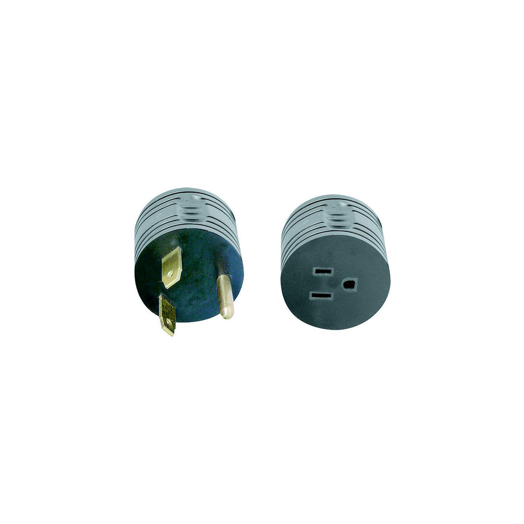 AP Products Power & Lighting Round Park Adapter, 15A Female to 30A Male -Modern Boat Sales & Service
