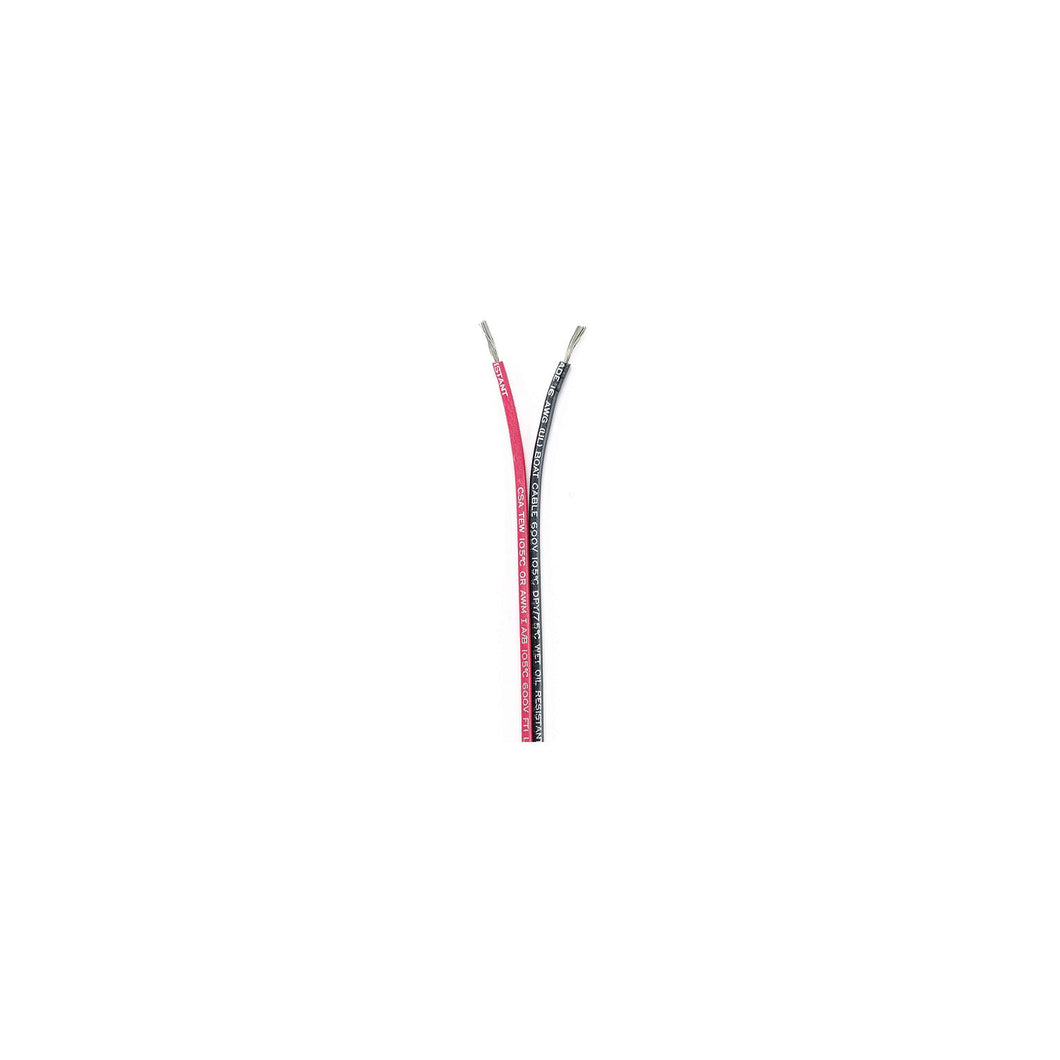 Ancor 153110 Marine Gradeâ„¢ Tinned Copper White Flat Signal Cable, 16/2 AWG, 100', Black/Red -Modern Boat Sales & Service