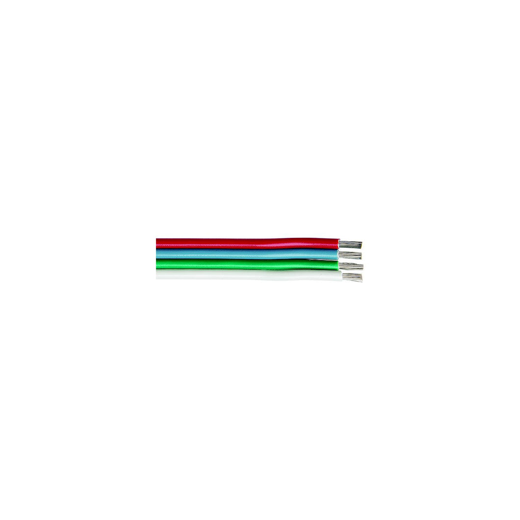 Ancor 160110 Flat Ribbon Bonded RGBW Cable, 16/4, 100' -Modern Boat Sales & Service