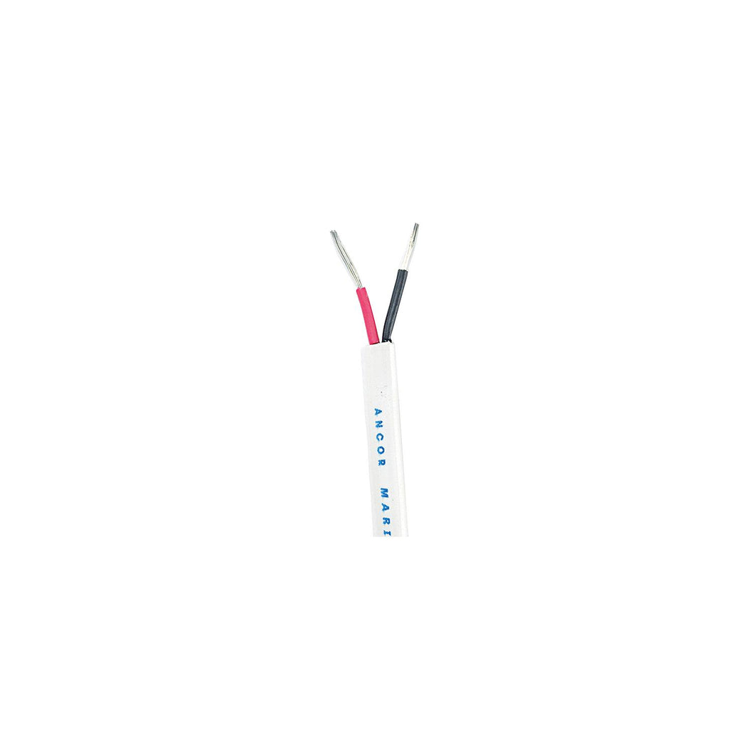 Ancor 122010 Marine Gradeâ„¢ Tinned Copper White Flat Signal Cable, 20/2 AWG, 100', Black/Red -Modern Boat Sales & Service