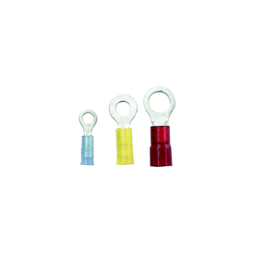 Ancor 220203 Marine Gradeâ„¢ Nylon Insulated Ring Terminals, #10 Fastener, 22-18 Wire, Red, 100/Pk Default Title -Modern Boat Sales & Service
