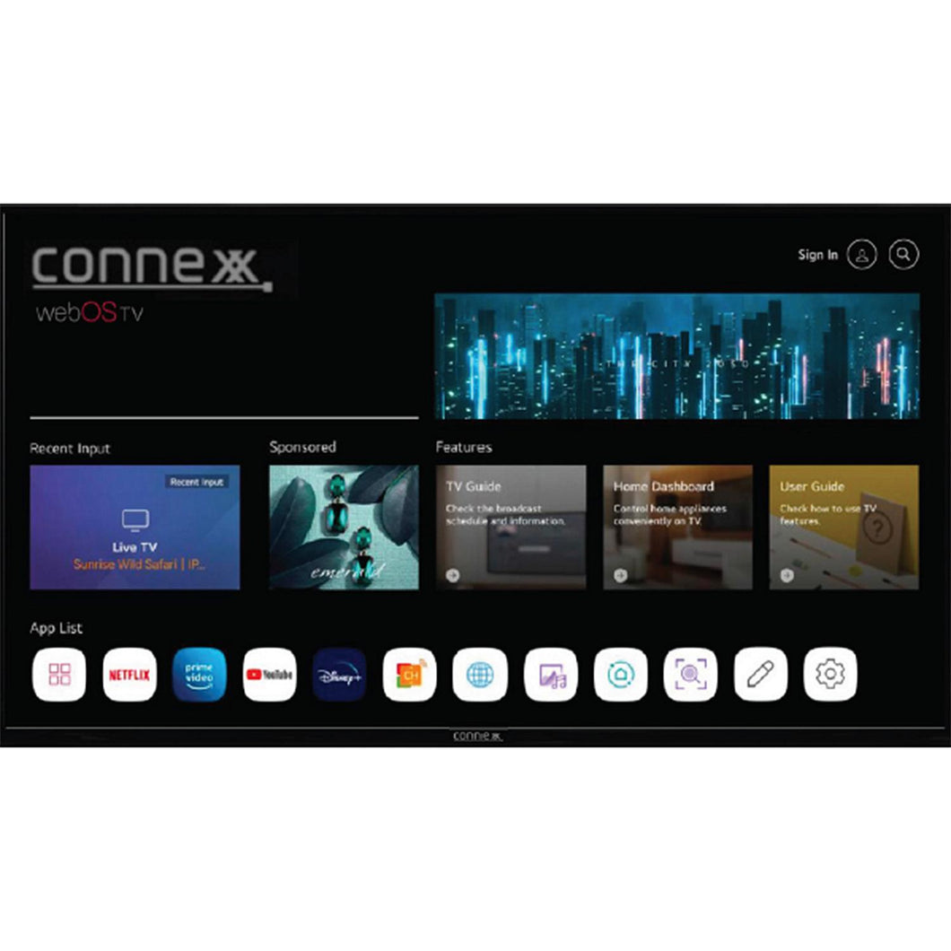 RiverPark CX32A24ETVDCS Connexx DC Smart Entertainment TV, 32