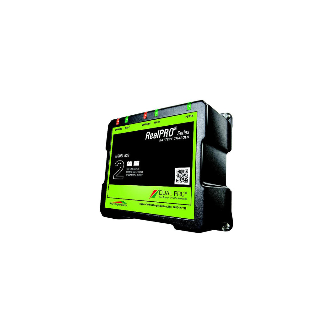Dual Pro RS2 RealPro Series Battery Charger, 12 Amp 2 Bank -Modern Boat Sales & Service