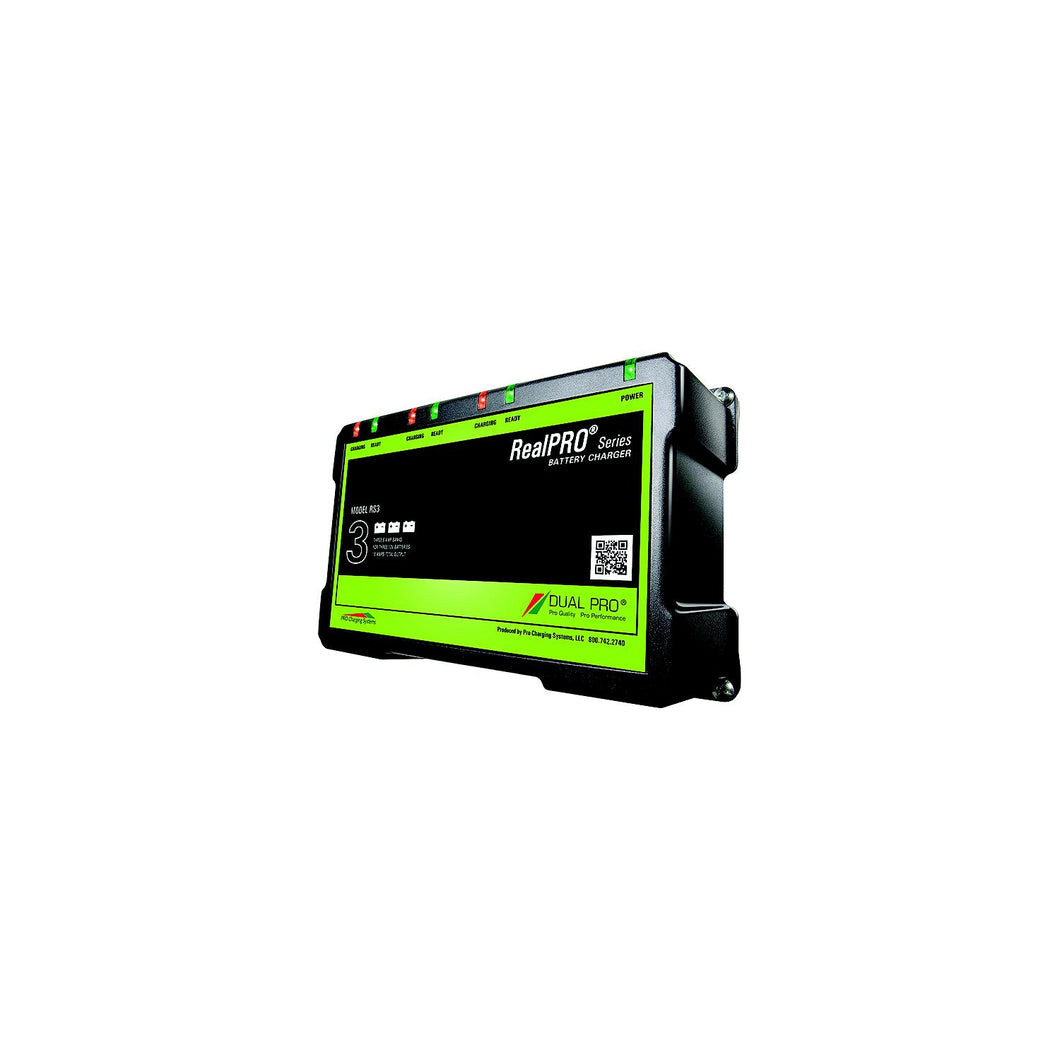 Dual Pro RS3 RealPro Series Battery Charger, 18 Amp 3 Bank -Modern Boat Sales & Service