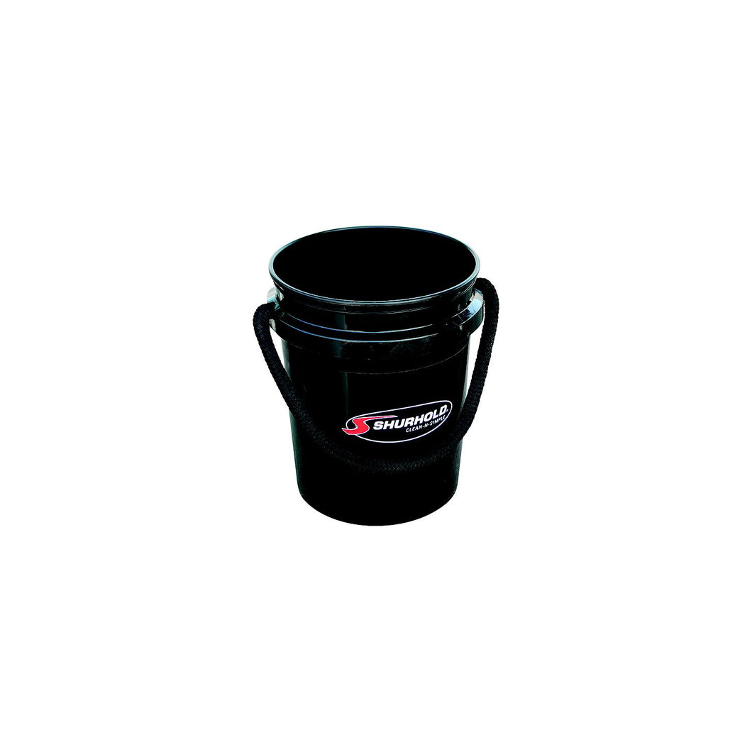 Shurhold 2452 Rope Handle Bucket, 5 Gal., Black -Modern Boat Sales & Service