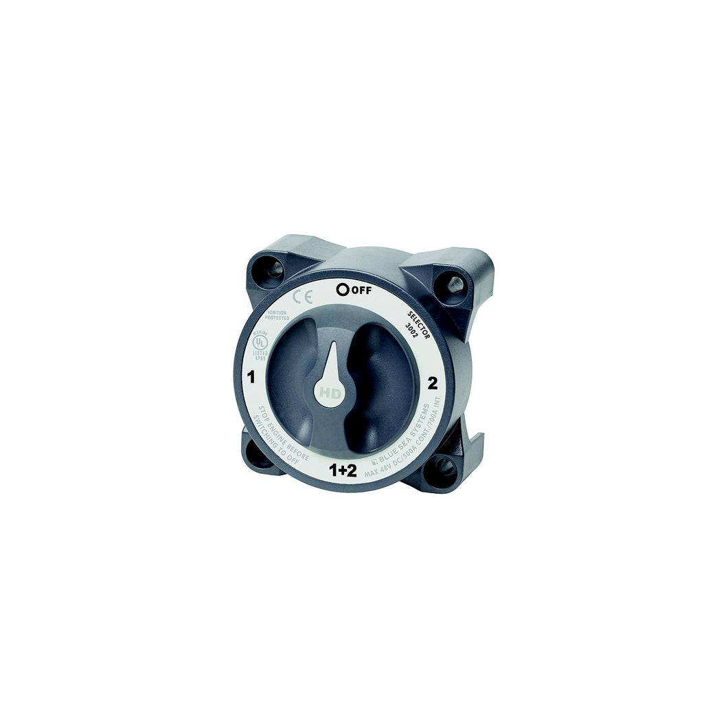 Blue Sea Systems 3002 HD-Series Heavy Duty 4 Position Selector Battery Switch -Modern Boat Sales & Service