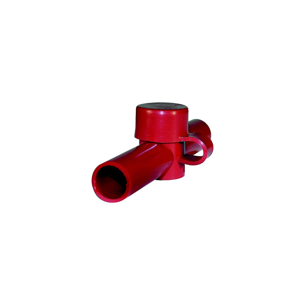 Blue Sea 4003 Dual Entry Cable Cap, Red, Up to 2/0 AWG -Modern Boat Sales & Service