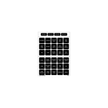 Blue Sea 4217 Waterproof Square Format Label Kit, 120 Label DC Set -Modern Boat Sales & Service