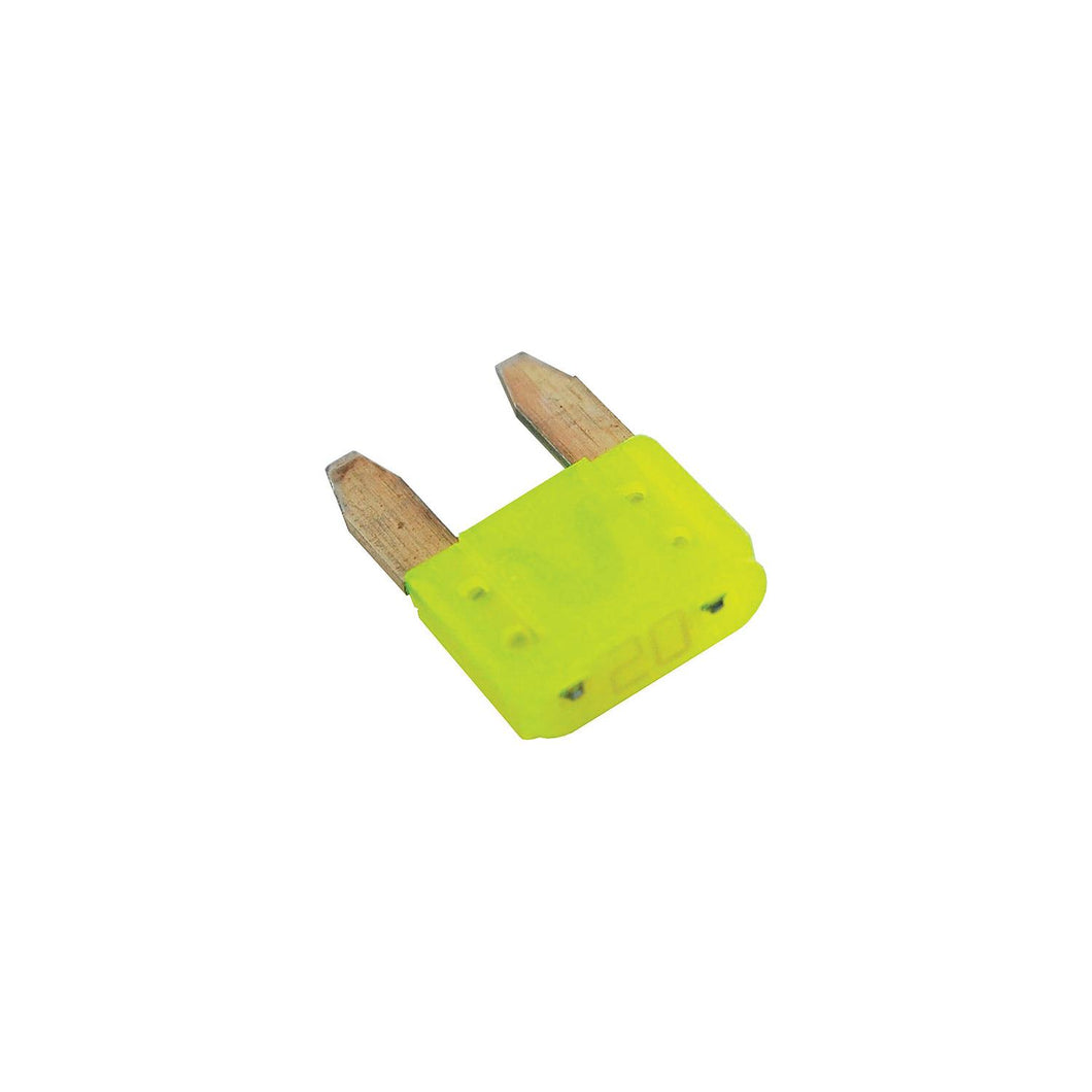 Blue Sea 5273 ATMÂ® Mini Blade Fuse, 20 Amp, Yellow, 2/pk -Modern Boat Sales & Service