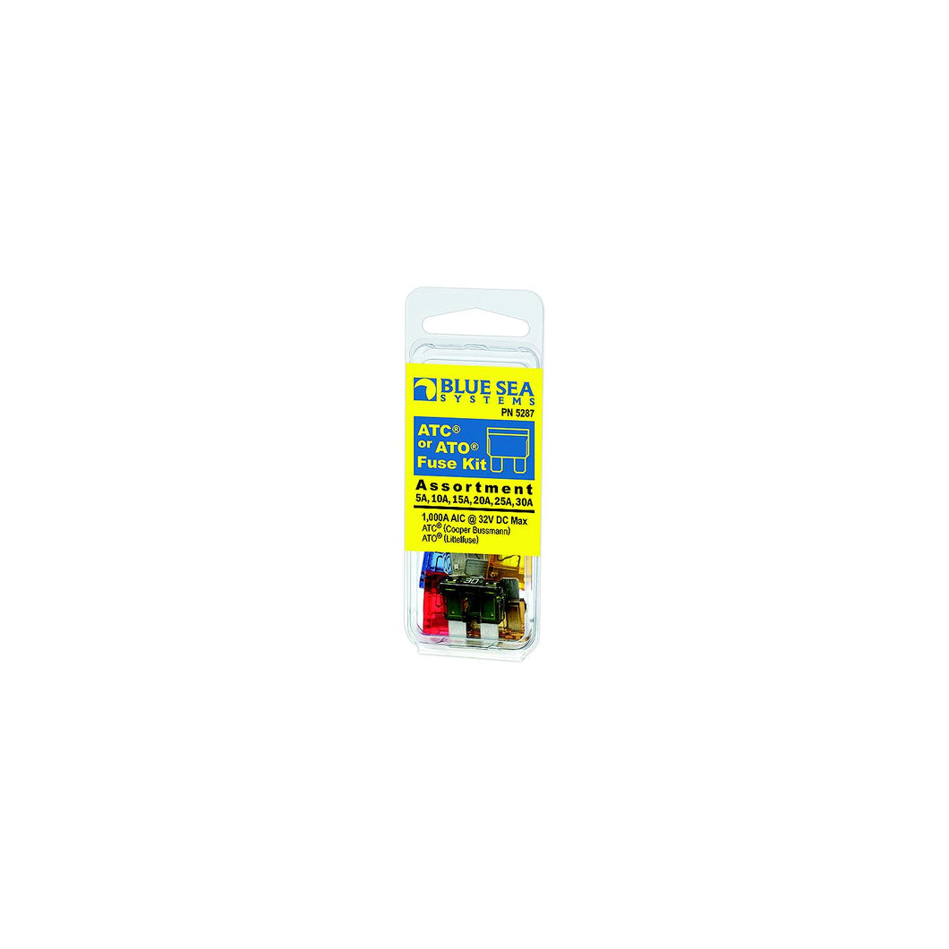 Blue Sea 5287 Fuse ATO/ATC Assortment, 1ea 5/10/15/20/25/30 Amp -Modern Boat Sales & Service