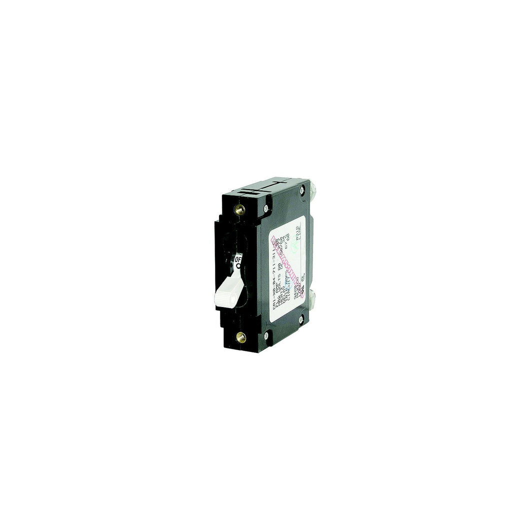 Blue Sea Systems 7352 Single Pole AC Circuit Breaker, 15 Amp, White -Modern Boat Sales & Service