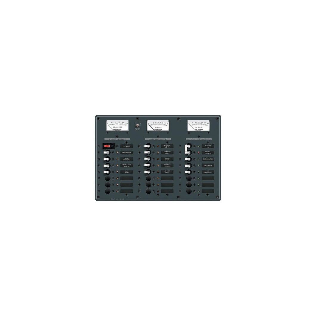 Blue Sea Systems 8084 AC Main + 6 Positions/DC Main + 15 Positions Circuit Breaker Panel -Modern Boat Sales & Service