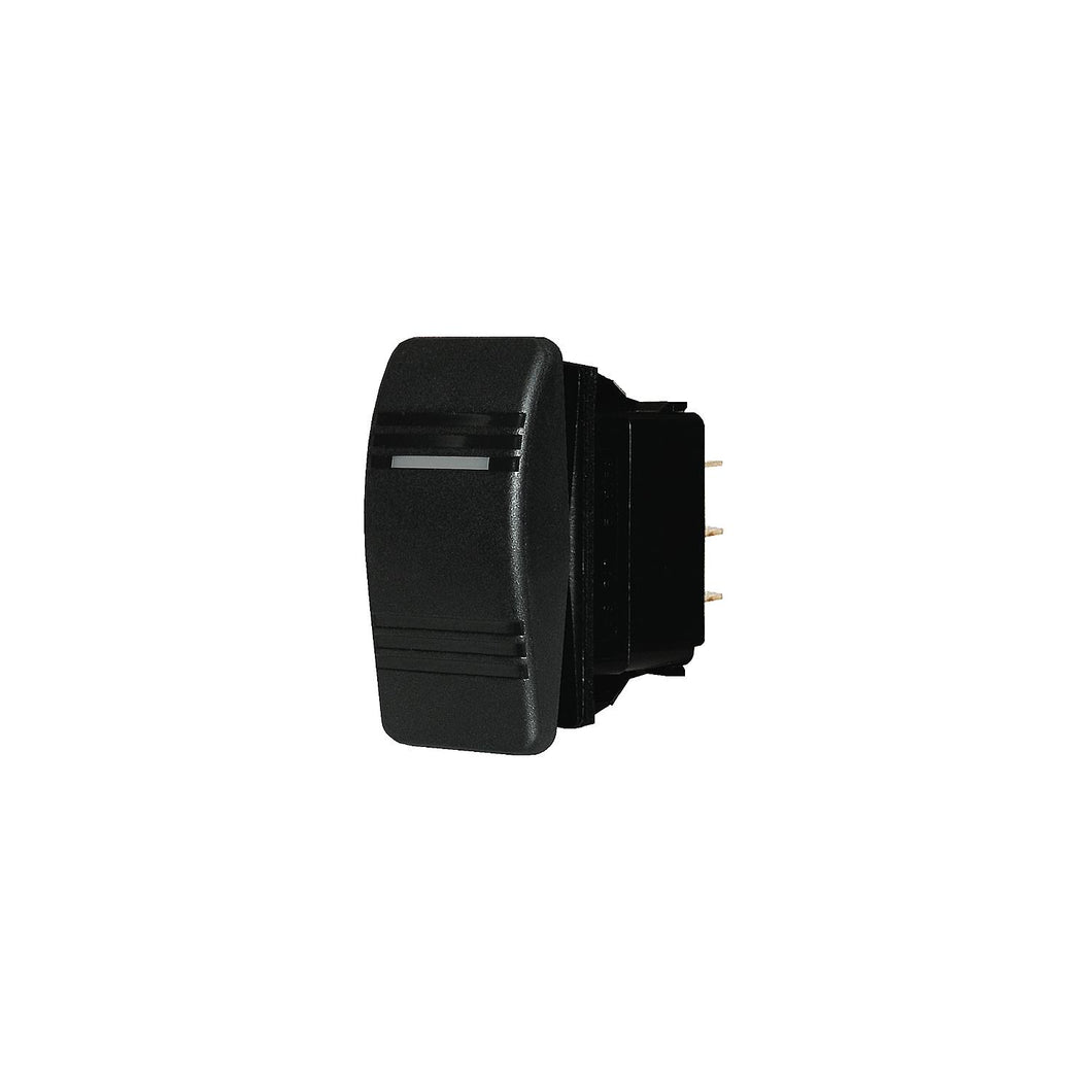 Blue Sea 8282 Water Resistant ConturaÂ® III Switch, Black, Off-On -Modern Boat Sales & Service