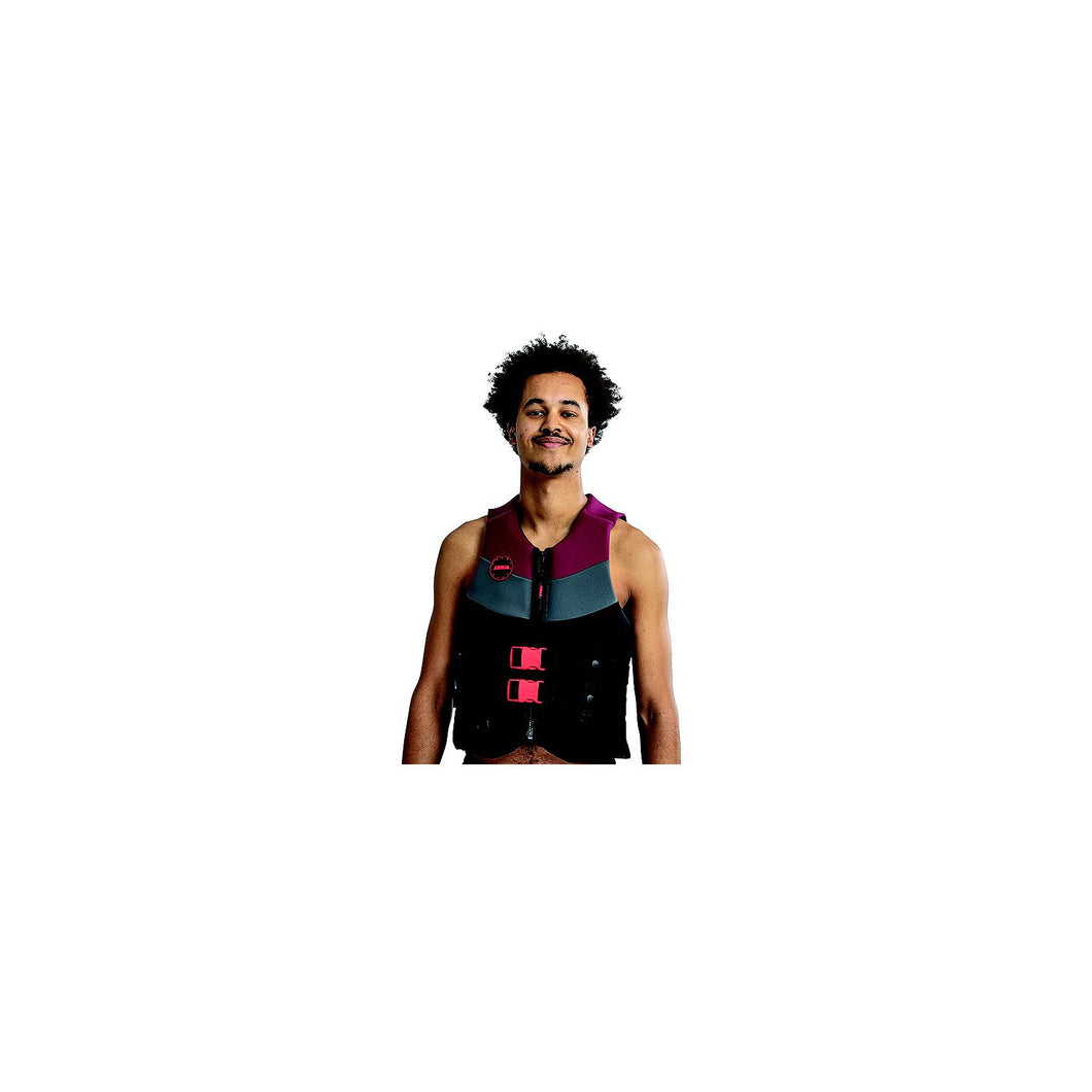 Jobe 247722022L Men's Neoprene Vest, Lg, Burgundy Red -Modern Boat Sales & Service