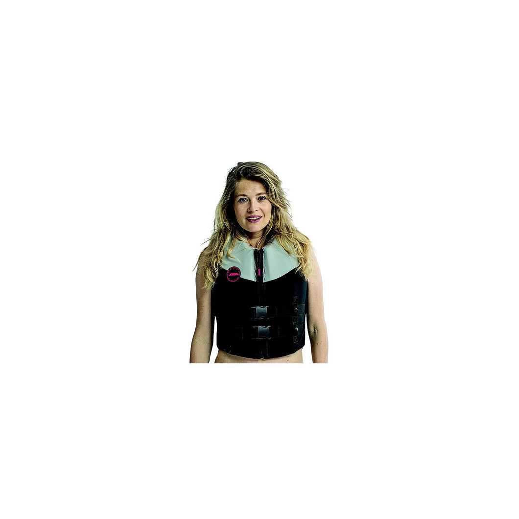 Jobe 247722024S Women's Neoprene Vest, Sm., Pink/Black -Modern Boat Sales & Service