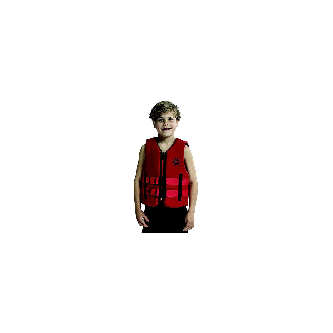 Jobe 247722031 Youth Neoprene Vest, Red -Modern Boat Sales & Service