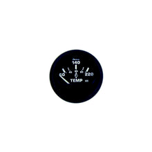 Faria 12819 Euro Black 2" Cylinder Head Temperature Gauge With Sender (60-220F) Default Title -Modern Boat Sales & Service
