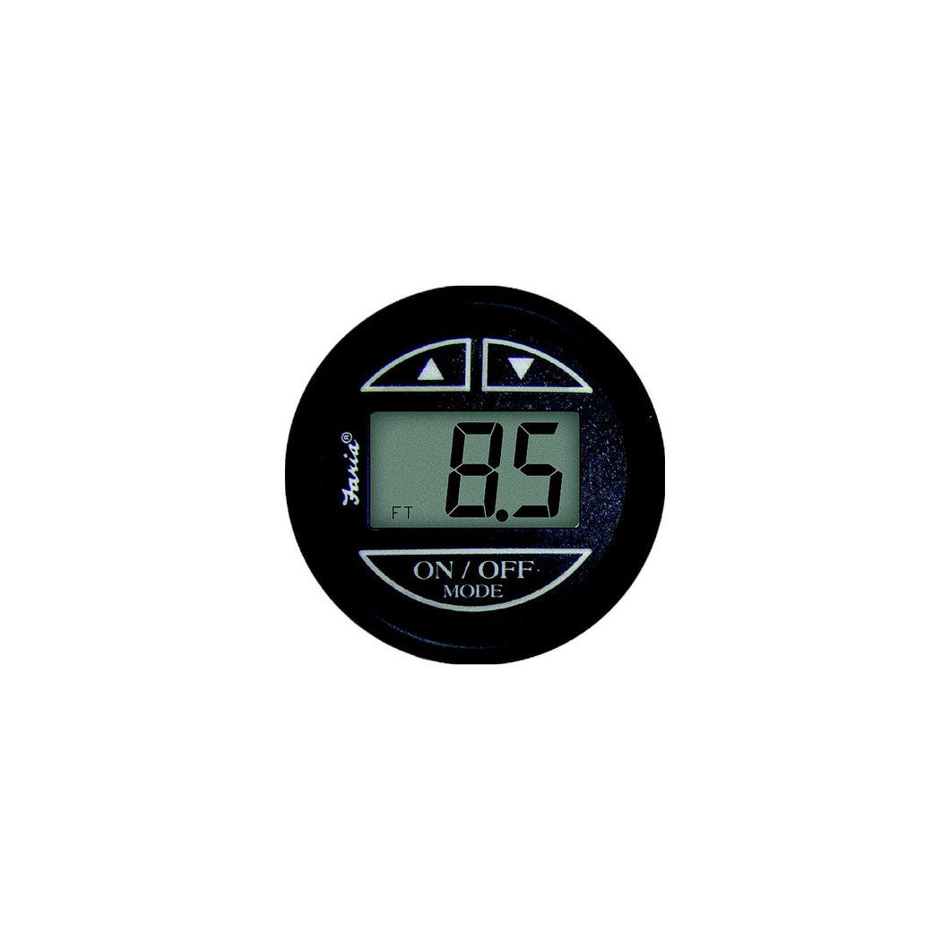 Faria Digital Depth Sounder, Euro Black w/Transom Transducer -Modern Boat Sales & Service
