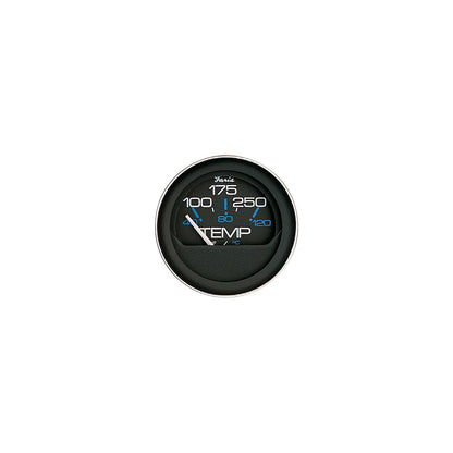 Faria Coral Black 2" Water Temperature Gauge (100-250F) Default Title -Modern Boat Sales & Service