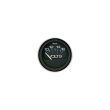 Faria Coral Black 2" Voltmeter Gauge (10-16 VDC) Default Title -Modern Boat Sales & Service