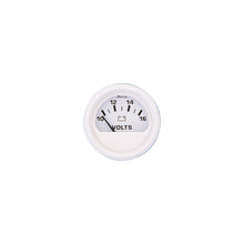 Faria Dress White 2" Voltmeter Gauge (10-16 VDC) -Modern Boat Sales & Service