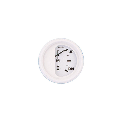 Faria Dress White 2" Trim Gauge Default Title -Modern Boat Sales & Service