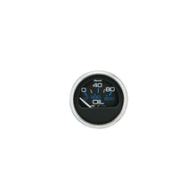 Faria Chesapeake SS Black 2" Gauge - Oil Pressure Gauge 80 PSI Default Title -Modern Boat Sales & Service