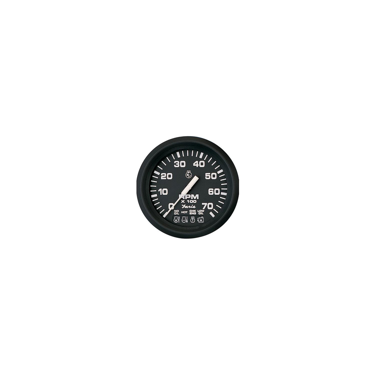 Faria 32805 Euro 4" Gauge - 7000 RPM Tachometer (All Outboard) -Modern Boat Sales & Service