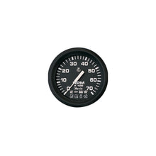 Faria 32850 Euro 4" Gauge - 7000 RPM Tachometer With System Check Indicator (Gas) (J/E Outboard) Default Title -Modern Boat Sales & Service
