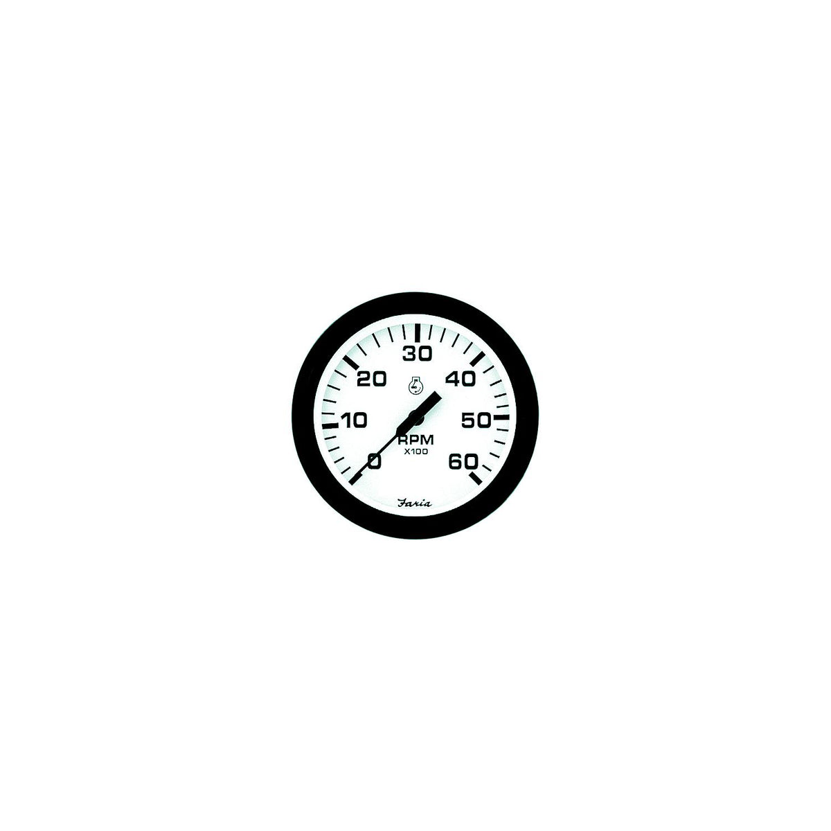Faria Euro 4" Gauge - 6000 RPM Tachometer (Gas) (Inboard & I/O) -Modern Boat Sales & Service