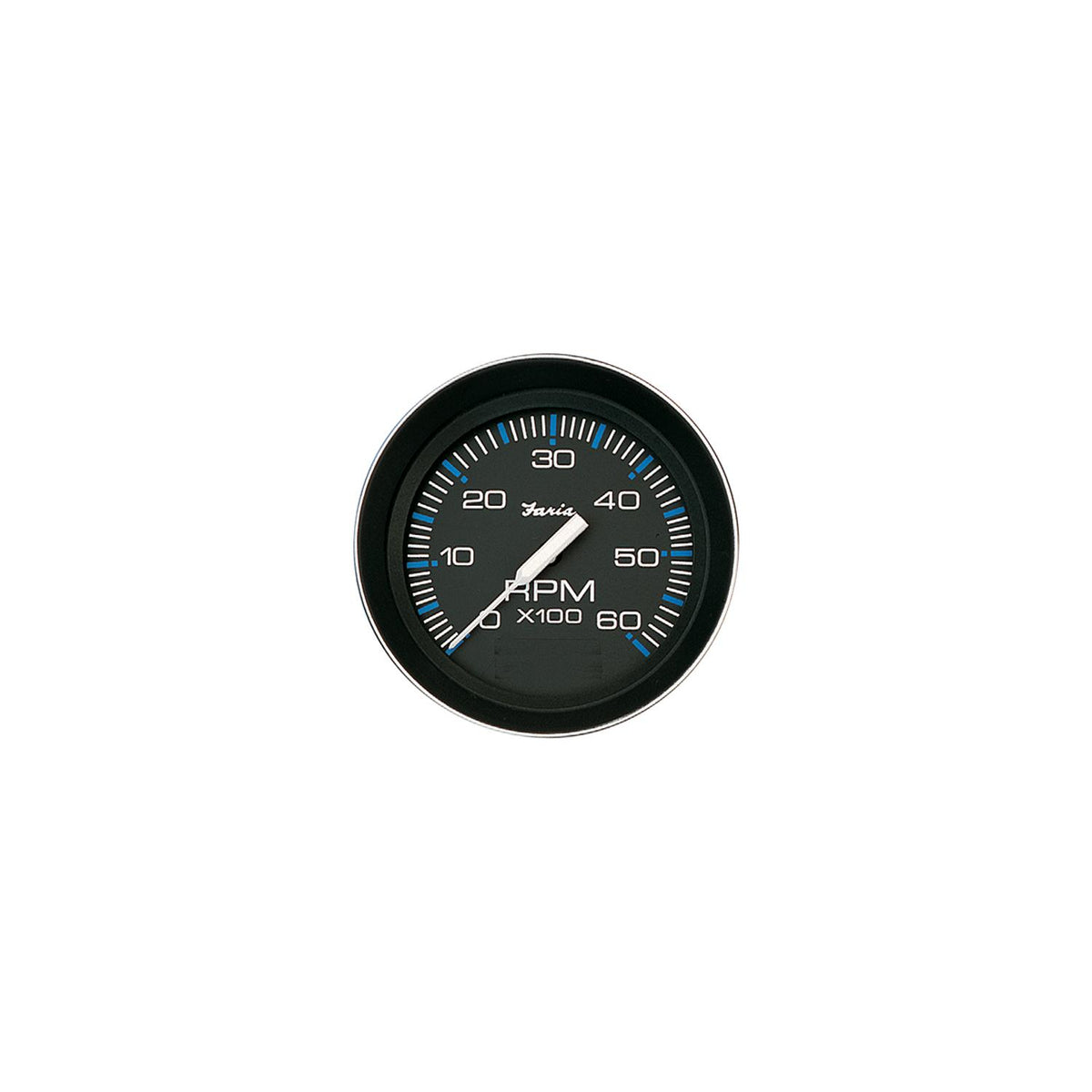 Faria Coral Black 4" Gauge - 6000 RPM Tachometer (Gas) (Inboard & IO) -Modern Boat Sales & Service