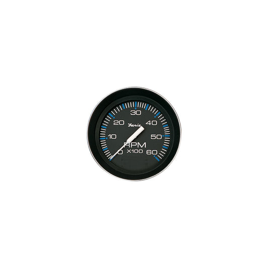 Faria Coral Black 4" Gauge - 7000 RPM Tachometer (All Outboard) -Modern Boat Sales & Service