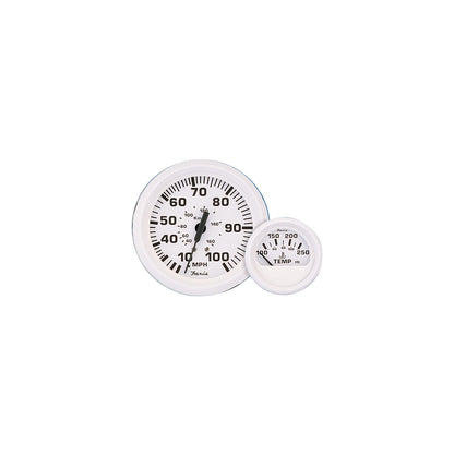 Faria Dress White 2" Trim Gauge -Modern Boat Sales & Service