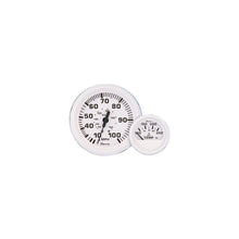 Faria Dress White 2" Water Pressure Gauge Kit 30 PSI -Modern Boat Sales & Service