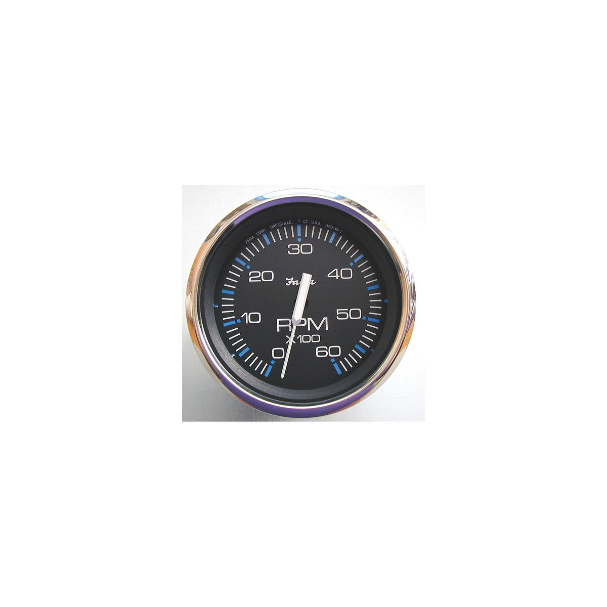 Faria Chesapeake SS Black 4" Gauge - 6000 RPM Tachometer (Gas) (Inboard & IO) Default Title -Modern Boat Sales & Service
