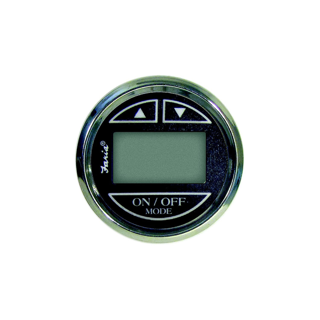 Faria F22025 Digital Depth Sounder, Platinum Black w/Transom Transducer -Modern Boat Sales & Service