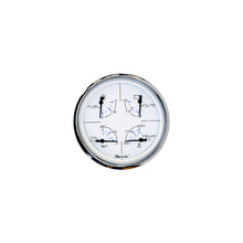 Faria F33864 Chesapeake White Stainless Steel Multifunction Gauge: Fuel Level, Oil psi, Water Temp, Voltmeter Default Title -Modern Boat Sales & Service